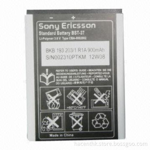 Mobile Battery BST37 for Sony Ericsson k750 Li-po Battery